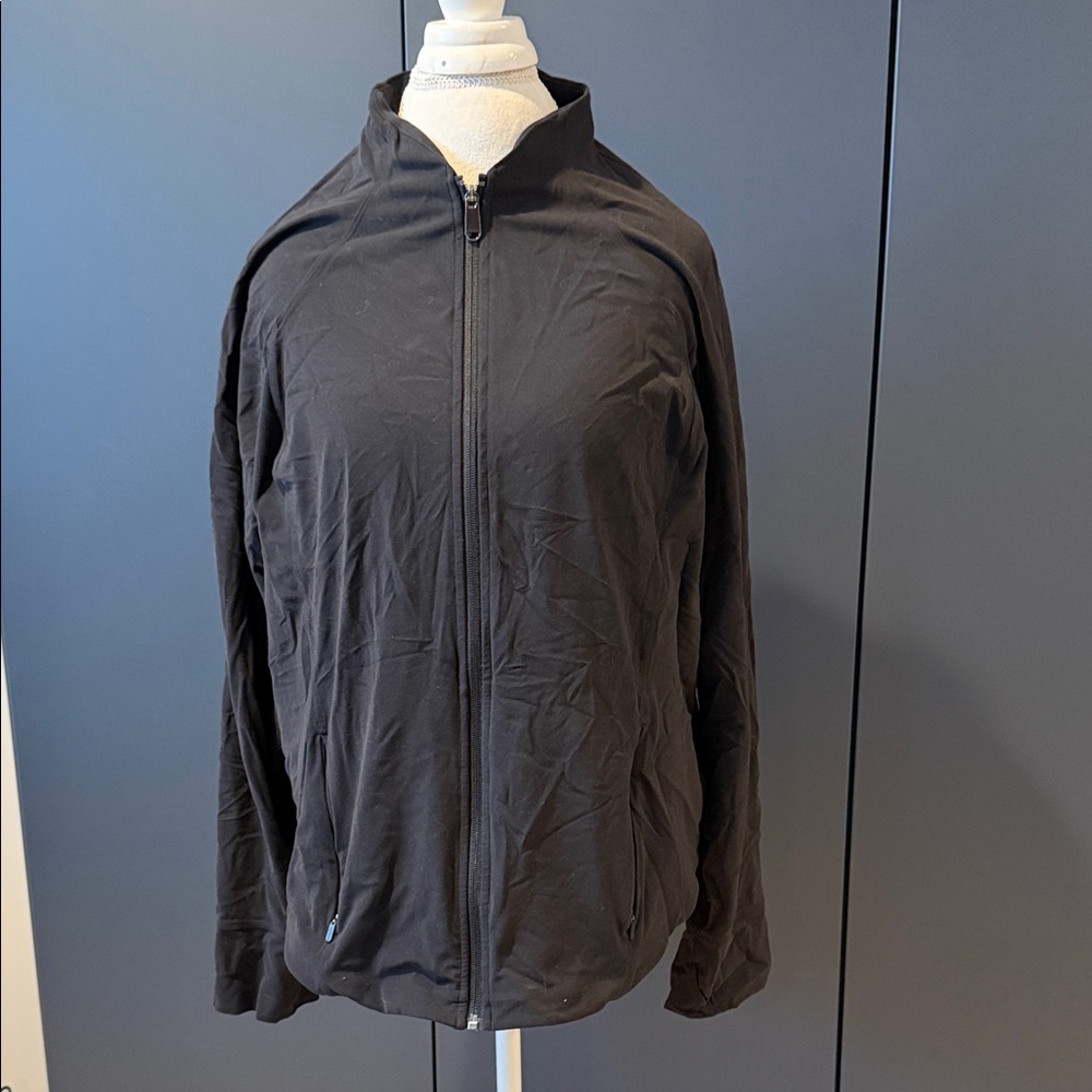 Athleta Women's Black Full-Zip Hoodie